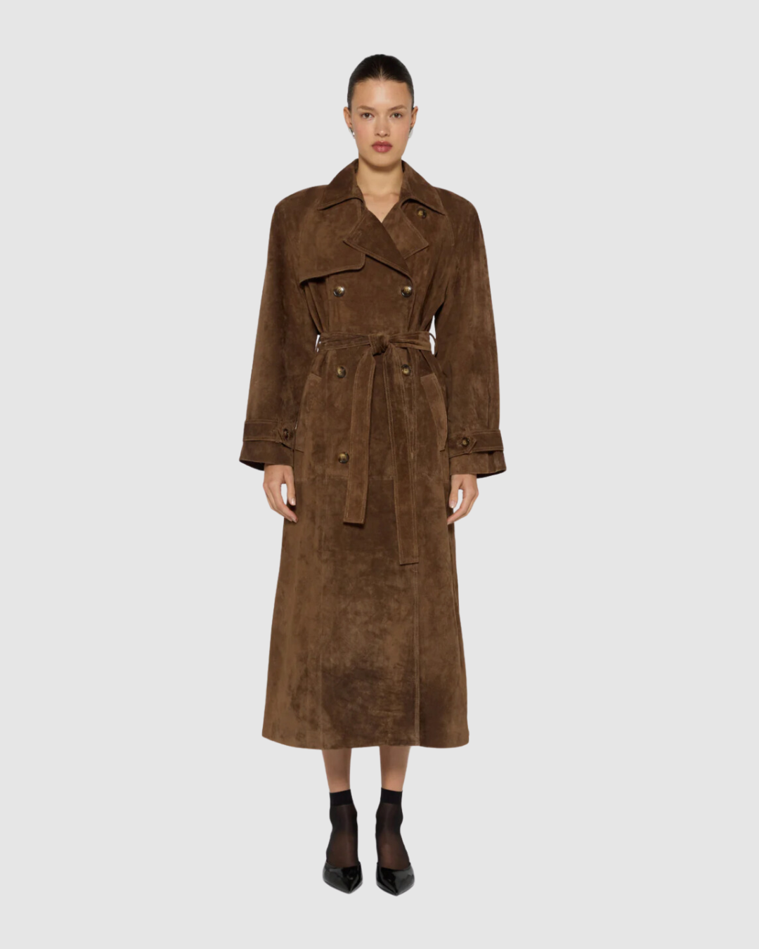 FREYSÍA | FAUX TRENCH COAT