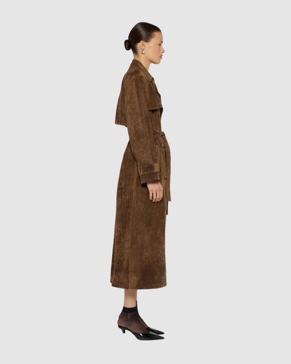 FREYSÍA | FAUX TRENCH COAT