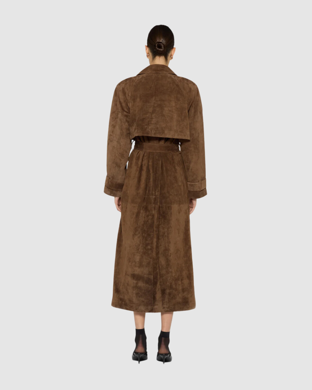 FREYSÍA | FAUX TRENCH COAT